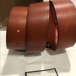 Gucci Accessories - 🌸New Gucci Brown Gold Brass Belt Gucci Accessories - 🌸New Gucci Brown Gold Brass Belt